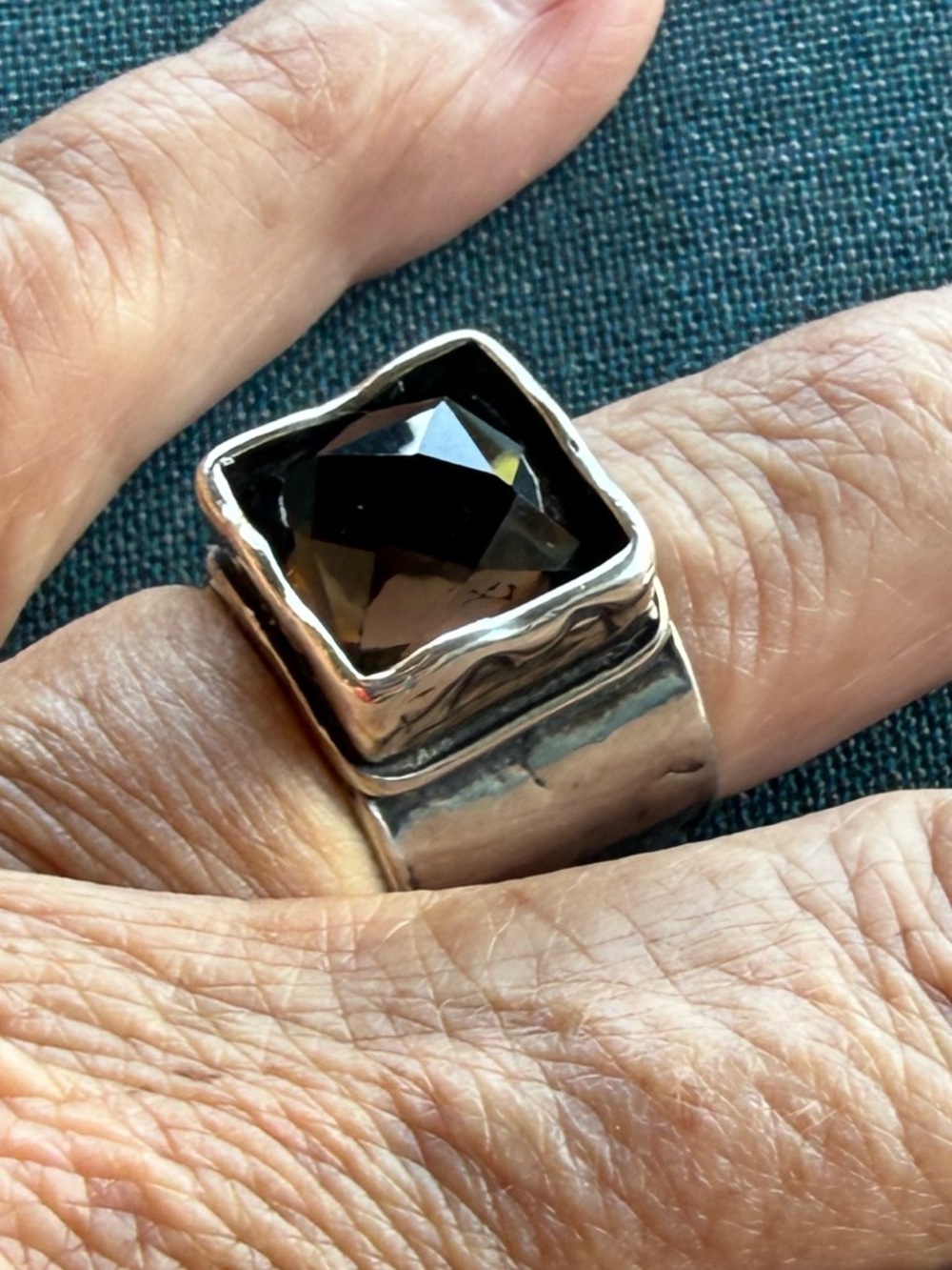 Silpada Smokey Quartz Ring, Sterling Silver